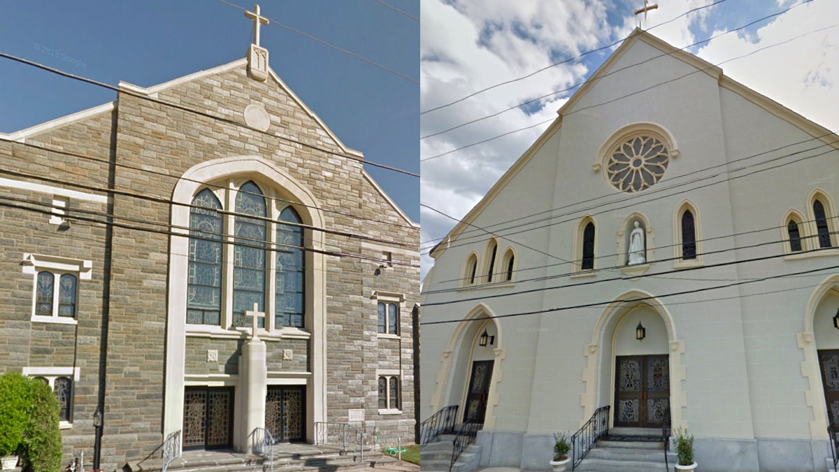  Sacred Heart (left) and St. Charles Borromeo churches have been added to the Parish Area Pastoral Planning Initiative in the Archdiocese of Philadelphia. The two neighboring Delaware County parishes may end up sharing some or all of their ministries to reduce costs as a result of that initative. (<a href=