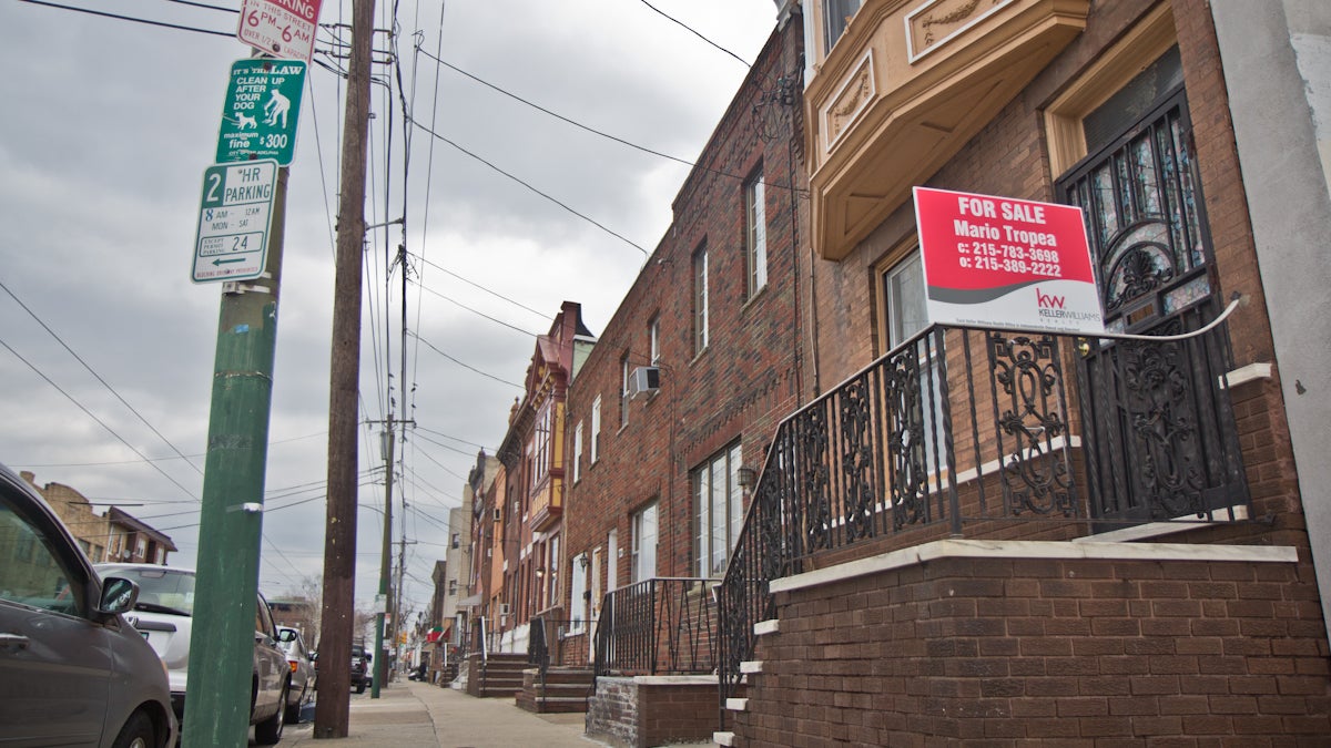 Home of the late famed criminal Angelo Bruno in South Philadelphia. (Kimberly Paynter/WHYY)
