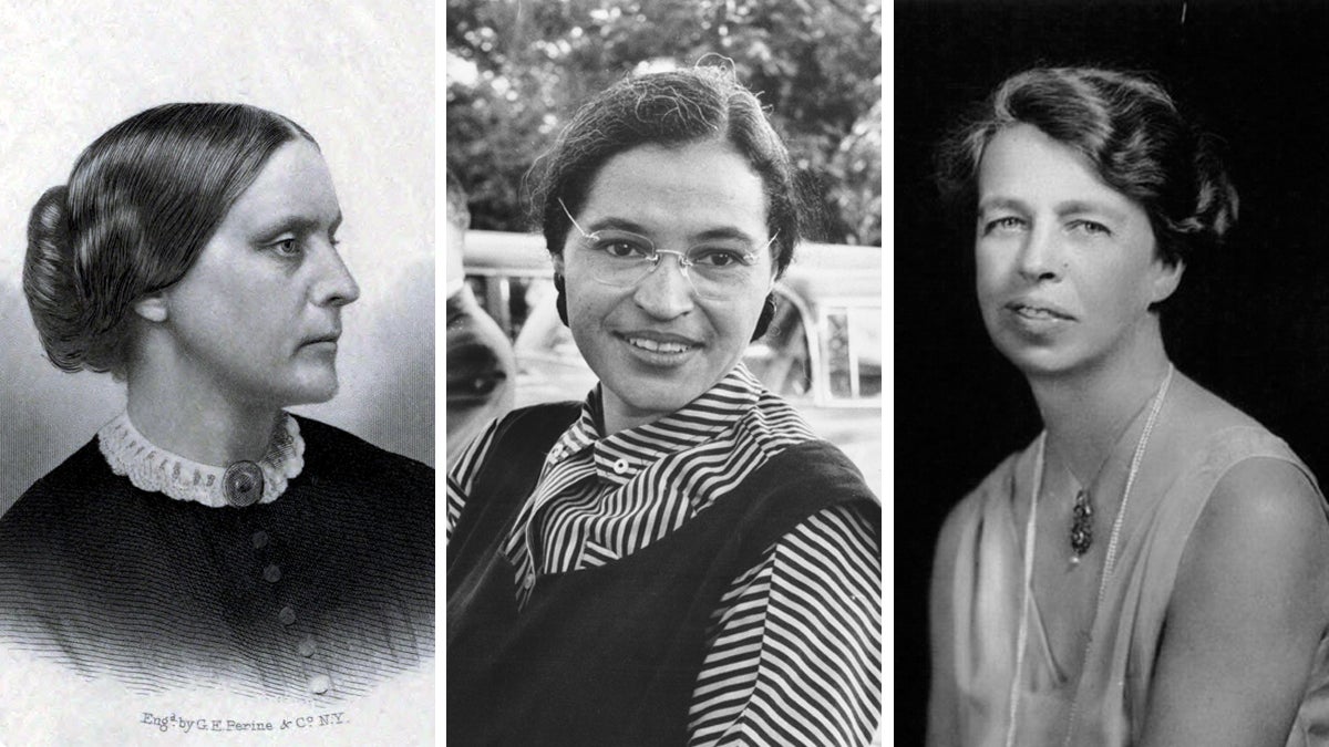  Susan B. Anthony, Rosa Parks and Eleanor Roosevelt have been suggested as possibilities to appear on the $20 bill. 