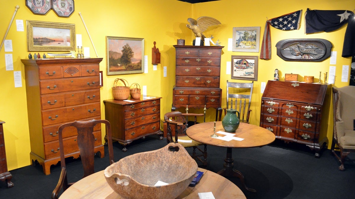  Antiques, like the ones seen here from last year's show, will be on display (photo courtesy of Winterthur Museum) 