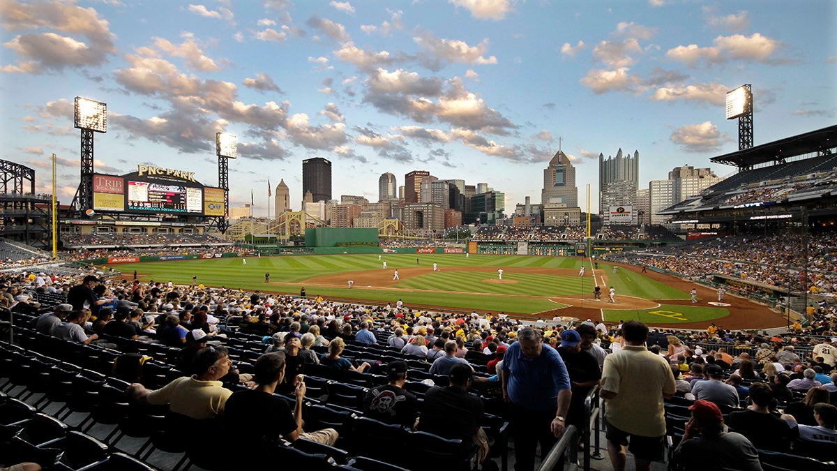 The Pittsburgh Pirates play the Cincinnati Reds in May 2012. The Pirates’ home field