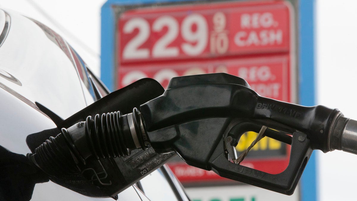 Gas is pumped into a car at the Eastcoast filling station in Pennsauken, New Jersey. (Matt Rourke/AP Photo) 