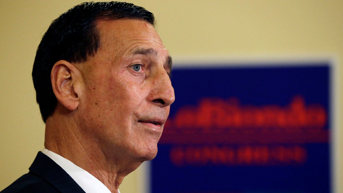 Rep. Frank LoBiondo listens to a question at the Statehouse in Trenton