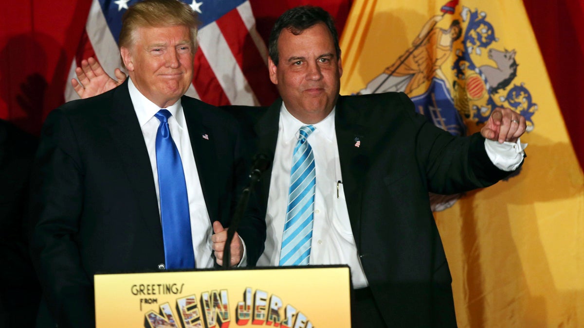 About 40 percent of New Jersey voters would be less likely to vote for Donald Trump if he selects Gov. Chris Christie as his running mate