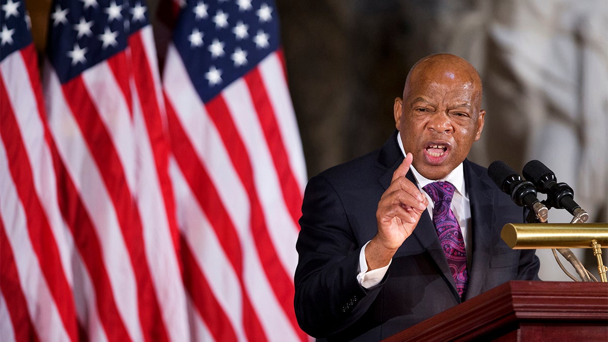Civil rights icon U.S. Rep. John Lewis will receive the National Constitution Center's 2016 Liberty Medal in a Sept. 19  ceremony honoring his dedication to civil rights. (AP Photo/Manuel Balce Ceneta