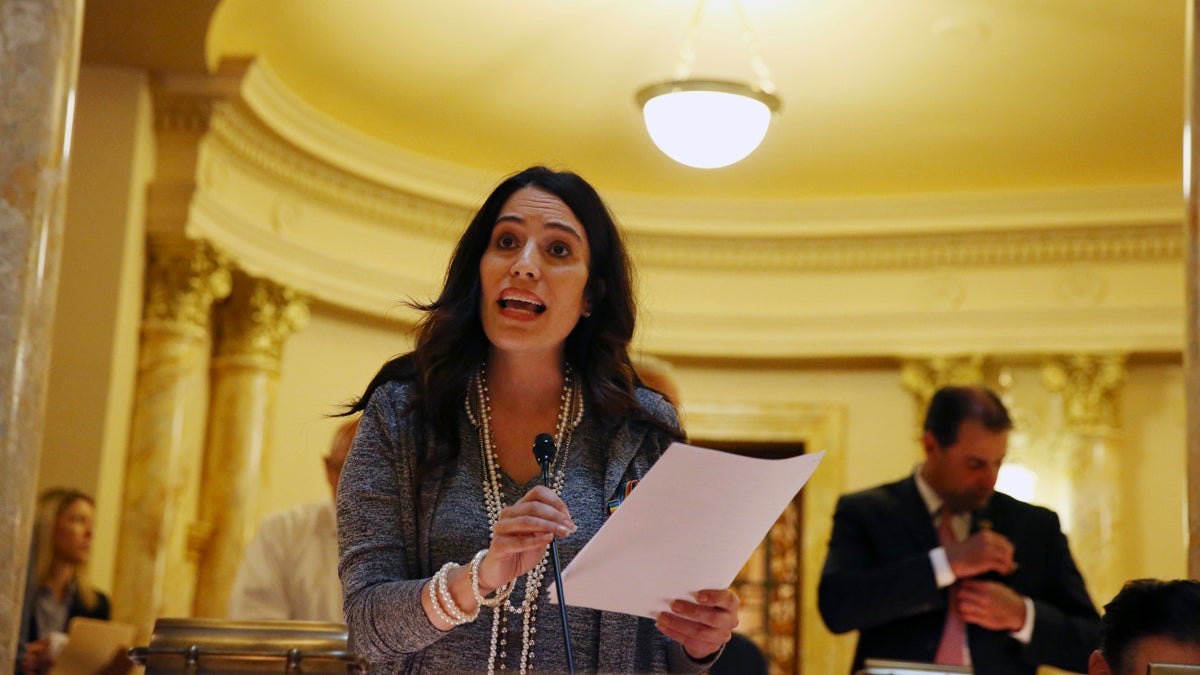 New Jersey Senate Education Committee Chairwoman Teresa Ruiz says a salary cap that took effect in 2011 was intended to save money but has kept school districts from getting the best people. (AP photo/ Mel Evans)