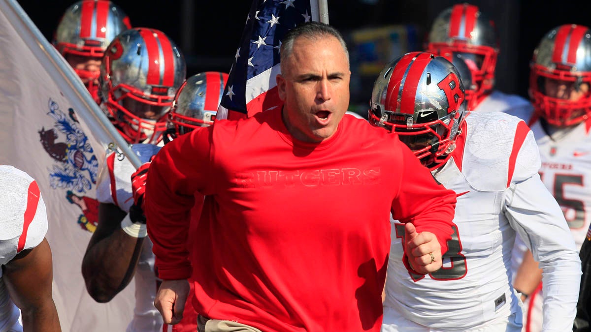  After a losing season and the arrests of seven players on various charges, Rutgers University has fired football coach Kyle Flood. Athletic   director Julie Hermann also was let go. (AP file  photo) 