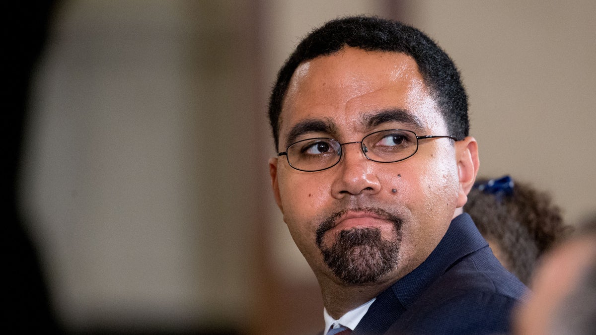  Acting U.S. Secretary of Education John King was in Philadelphia Thursday to encourage states to take advantage of the changes to the No Child Left Behind Act.(AP Photo/Andrew Harnik) 