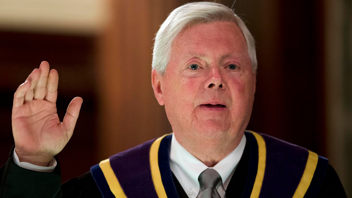 Pennsylvania Chief Justice Thomas Saylor. (AP Photo/Matt Rourke)