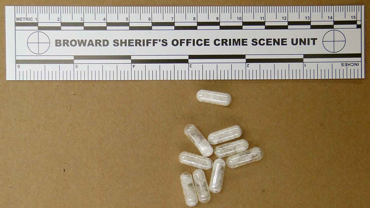  The Broward Sheriff's Office in Florida shows confiscated vials of flakka. This emerging drug can alter brain chemistry in such a way that users can't control their thoughts and it can increase adrenalin. (AP file photo) 