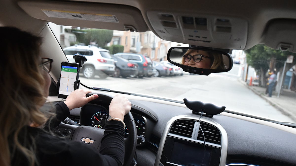 A Lyft driver (Josh Edelson/AP Images for Lyft)