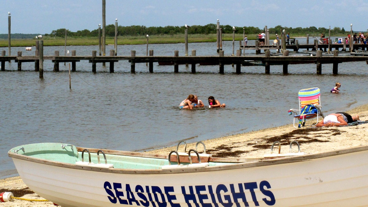  Children play in the shallows of Barnegat Bay in Seaside Heights N.J. (Wayne Parry/AP Photo, file) 