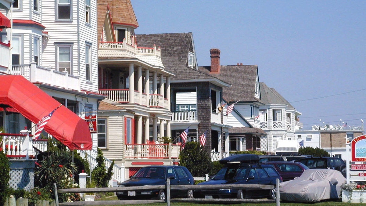  A row of Victorian houses are shown along the shore in Cape May, N.J. (Dave Langford/AP Photo) 