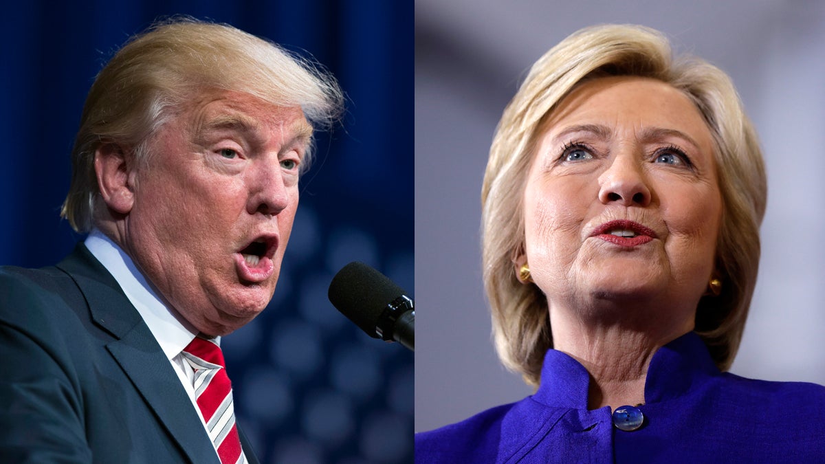 Republican presidential candidate Donald Trump and Democratic presidential candidate Hillary Clinton (Evan Vucci and Matt Rourke/AP Photos)