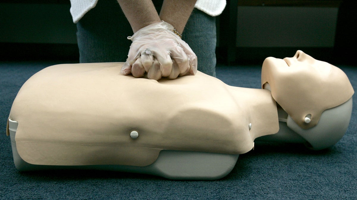 A person participates in an American Red Cross CPR training (Haraz N. Ghanbari/AP Photo, file) 