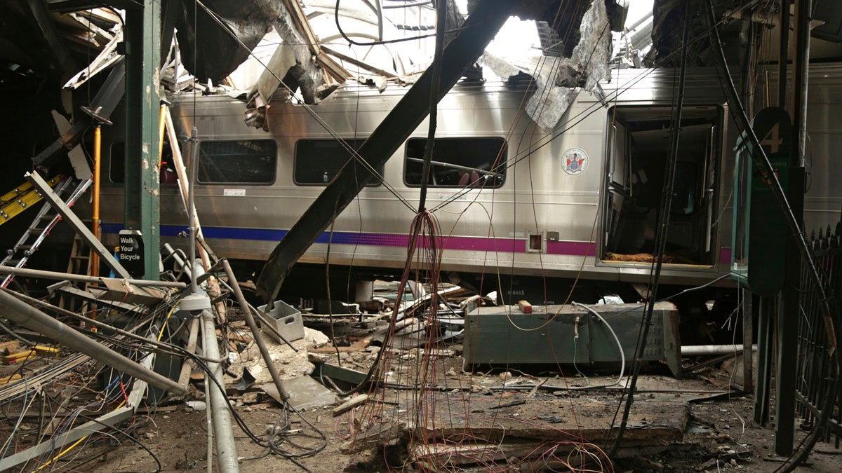 A New Jersey Transit train plowed into the  Hoboken Terminal in September