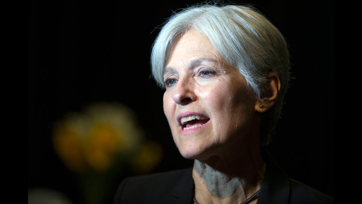 Green party presidential candidate Jill Stein meets her supporters during a campaign stop at Humanist Hall in Oakland