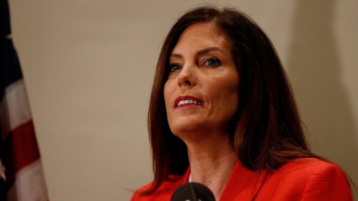 Pennsylvania Attorney General Kathleen Kane speaks during a news conference in Scranton