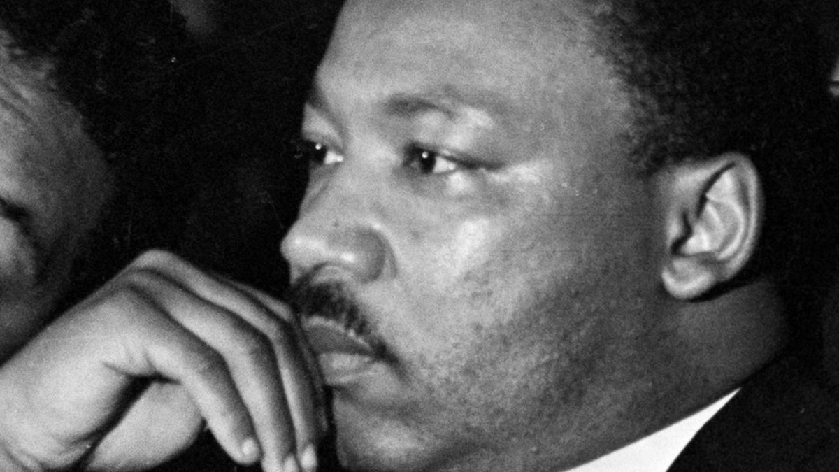  Dr. Martin Luther King, Jr. is seen here just prior to his final public appearance to address striking Memphis sanitation workers on April 4, 1968. King was assassinated later that day outside his motel room. (Charles Kelly/AP Photo)  