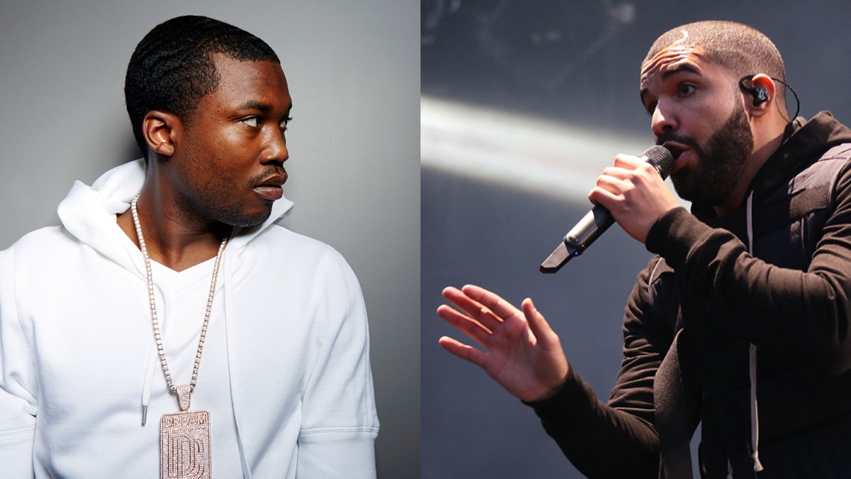  Rappers Meek Mill (left) and Aubrey Drake Graham who is better known by the name Drake (right) (Dan Hallman and Joel Ryan/Invision/AP)) 