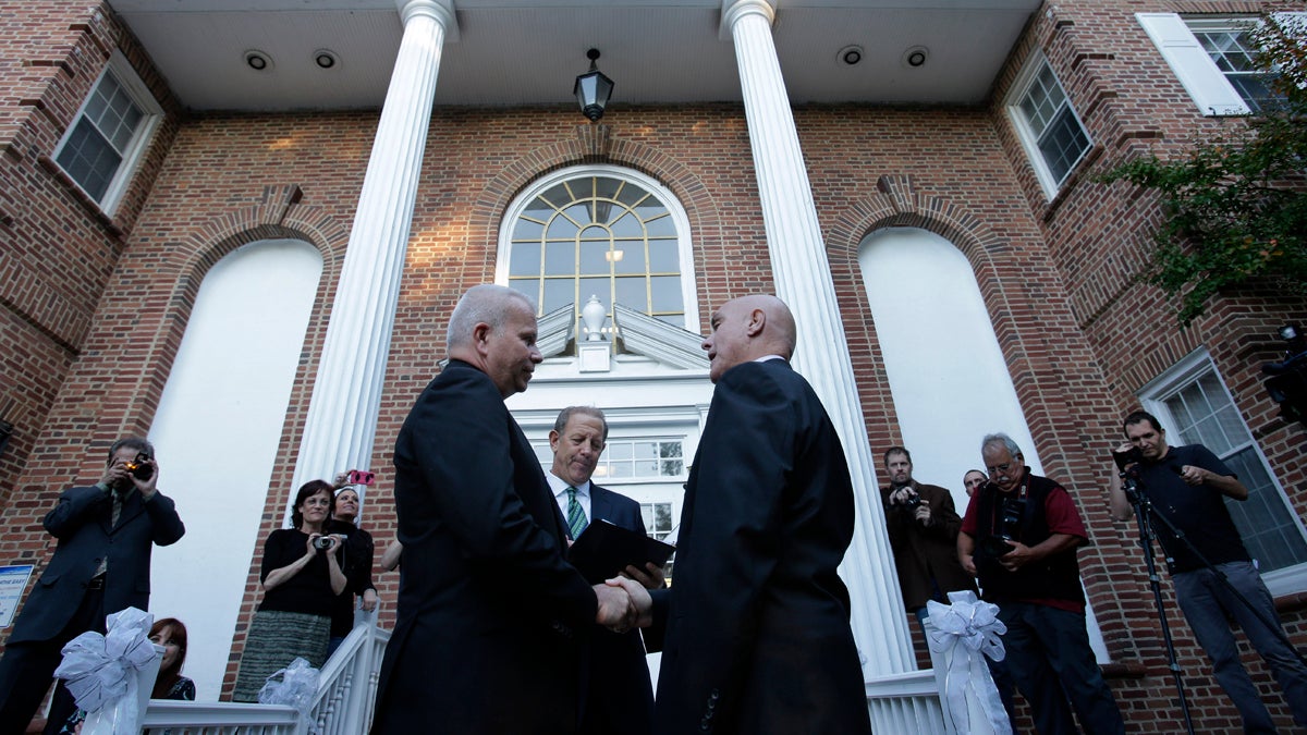  Without a marriage equality law many are concerned future courts could overturn the judicial ruling. (Mel Evans/AP Photo, file) 