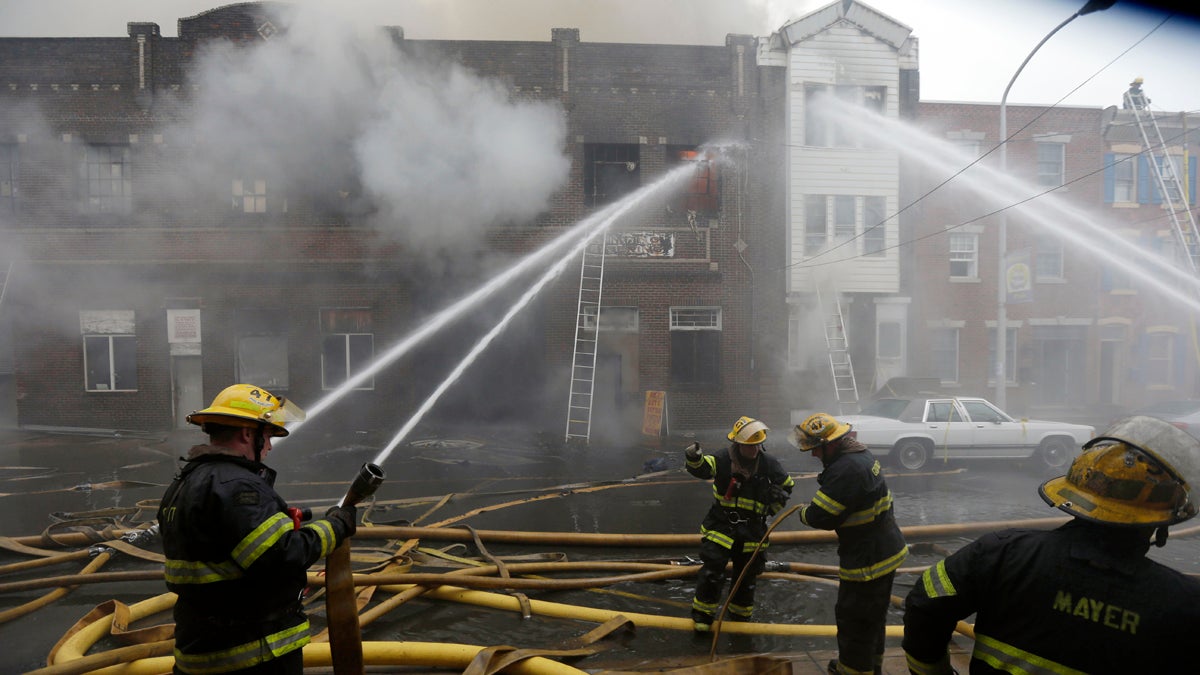  Firefighters battle a fire in Philadelphia (Matt Rourke/AP Photo, file) 