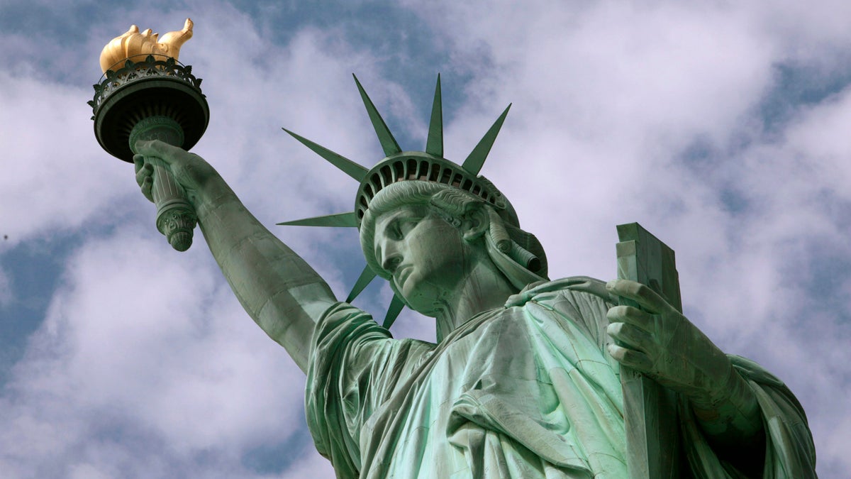  In this June 2, 2009 photo, the Statue of Liberty is seen in New York harbor. (Richard Drew/AP Photo)  