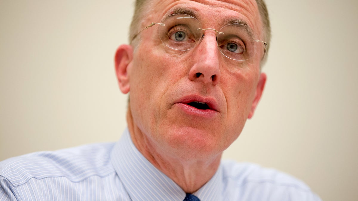  Congressional Steel Caucus Chairman Rep. Tim Murphy, R-Pa. speaks on Capitol Hill in Washington, Thursday, March 26, 2015, during a hearing of the caucus to discuss the state of the U.S. steel industry. (Andrew Harnik/AP Photo) 