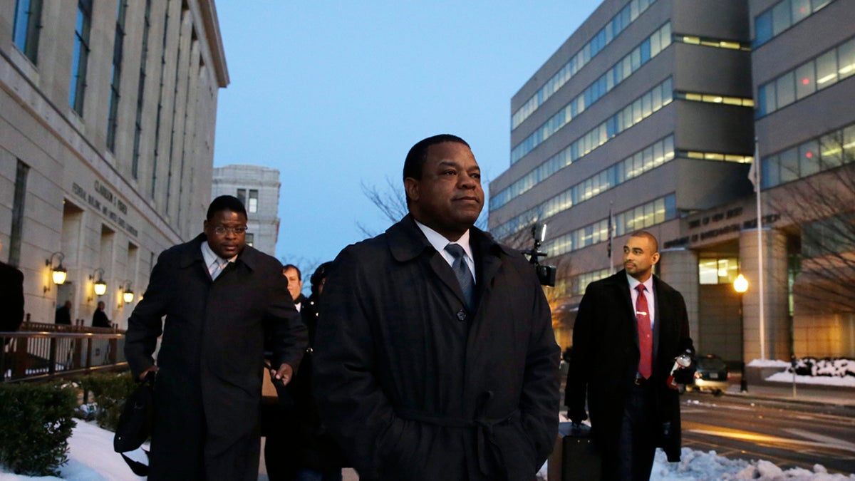  Trenton Mayor Tony Mack (center) was found guilty of corruption (Mel Evans/AP Photo, file) 