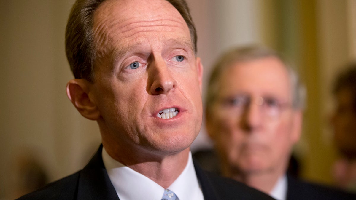  Sen. Pat Toomey, R-Pa., was one of a handful of Republicans who voted with the Democratic caucus to pass the Employment Non-Discrimination Act (ENDA)(J. Scott Applewhite/AP Photo, file) 
