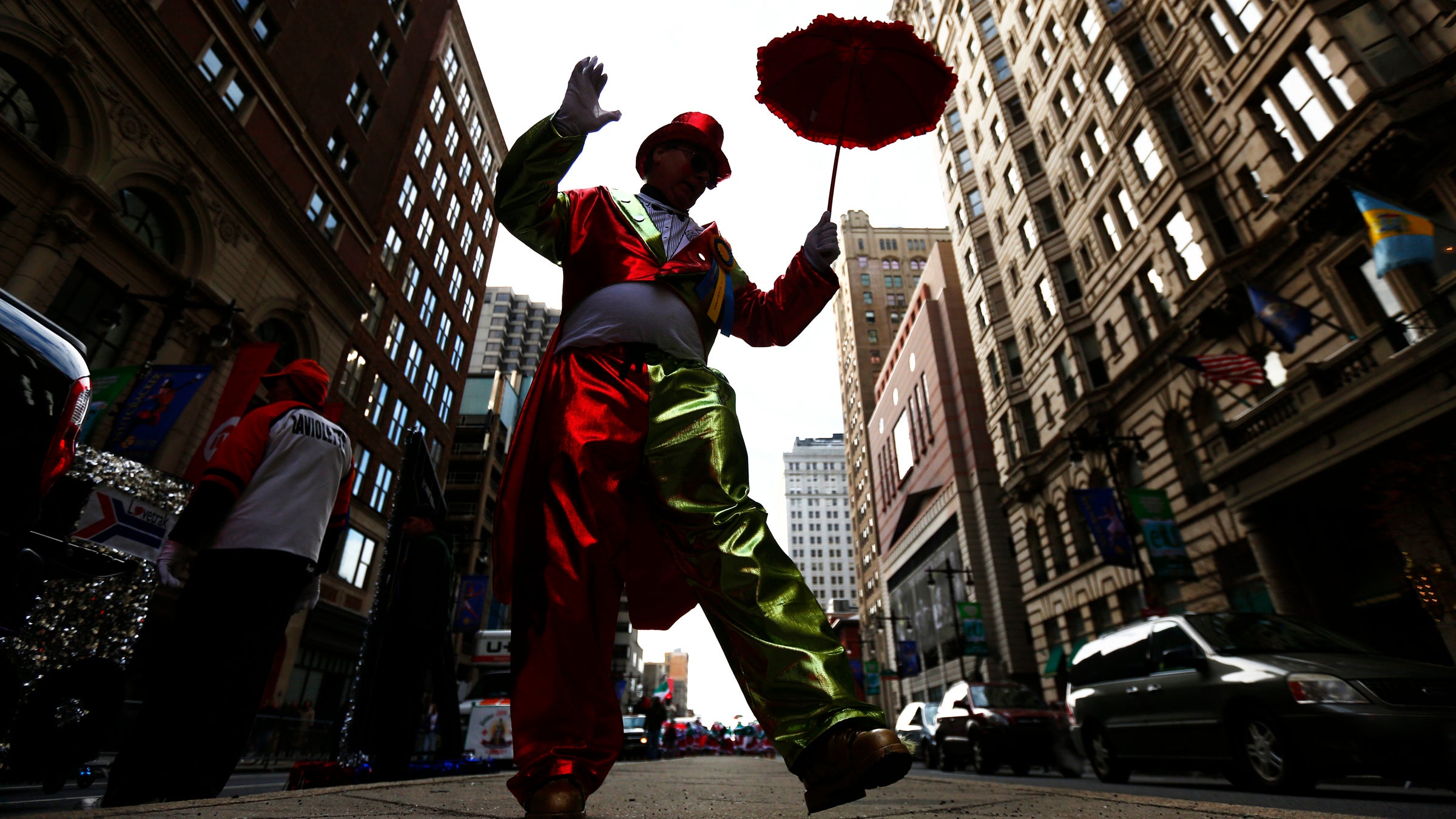  A Mummer struts during the annual New Year's Day parade in 2014. The actions of some Mummers have cast a shadow over the event. (Matt Rourke/AP Photo) 