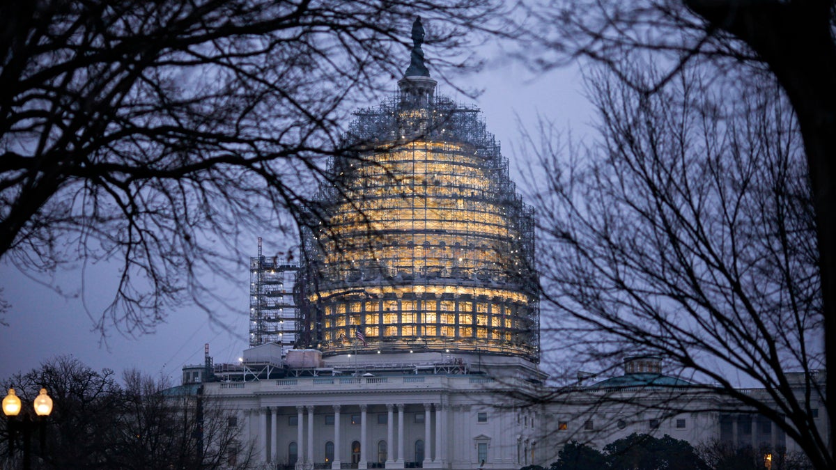  The Capitol Dome in Washington is illuminated early Friday, Jan. 8, 2016. President Barack Obama will give his final State of the Union address next Tuesday before a Congress where both the Senate and the House are controlled by Republicans. (J. Scott Applewhite/AP Photo) 