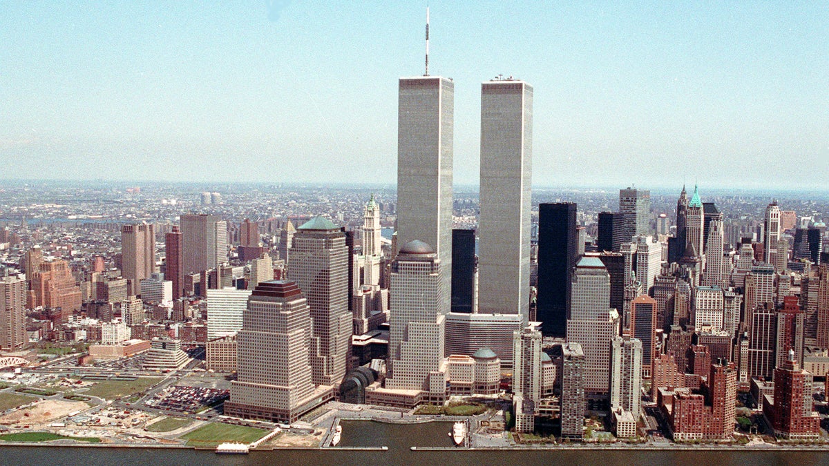  An undated photo of lower Manhattan Island, with the World Trade Center and World Financial center prominent in center.(Ed Bailey/AP Photo, file) 