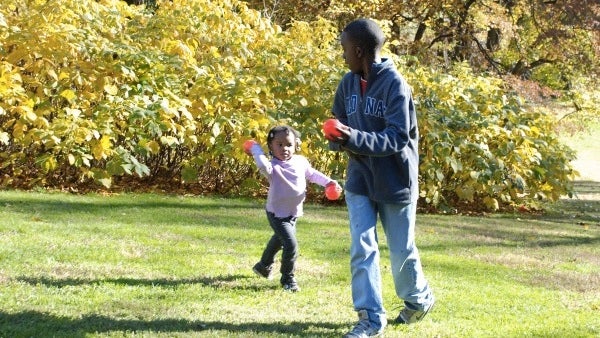  Kids playing at Awbury Arboretum. (Max Matza/for NewsWorks, file) 