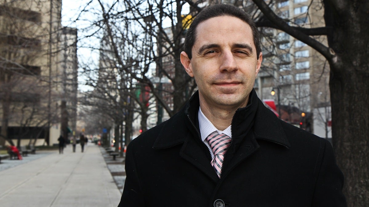  Ben Persofsky is leading the coalition to found a new charter school in Center City. (Kimberly Paynter/WHYY) 