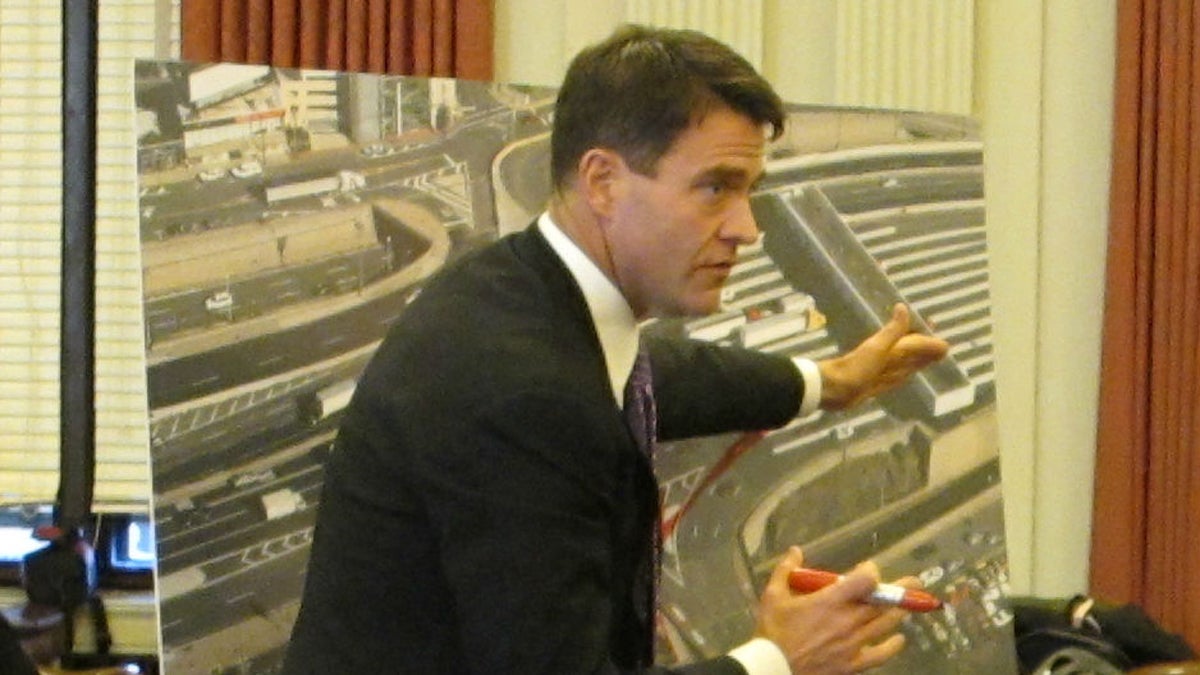  Bill Baroni testifying before the New Jersey Assembly's Transportation Committee last month. (Photo by Phil Gregory) 