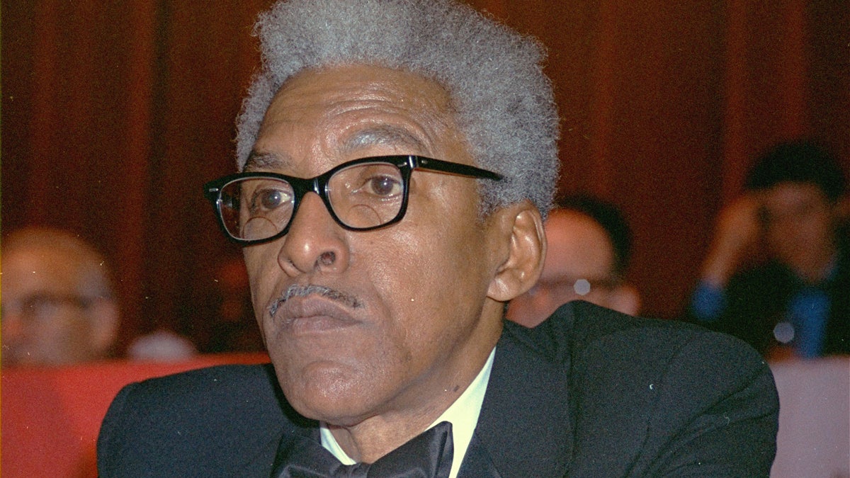  Civil rights leader Bayard Rustin is shown in New York in 1970. Months before Martin Luther King Jr. declared “I Have a Dream” to galvanize a crowd of thousands, Rustin was planning all the essential details to make the 1963 March on Washington a success. Rustin, who died in 1987, is sometimes forgotten in civil rights history. He had been an outcast. He was a Quaker, a pacifist who opposed the Vietnam war and had flirted with communism. And he was gay. (AP Photo/File) 