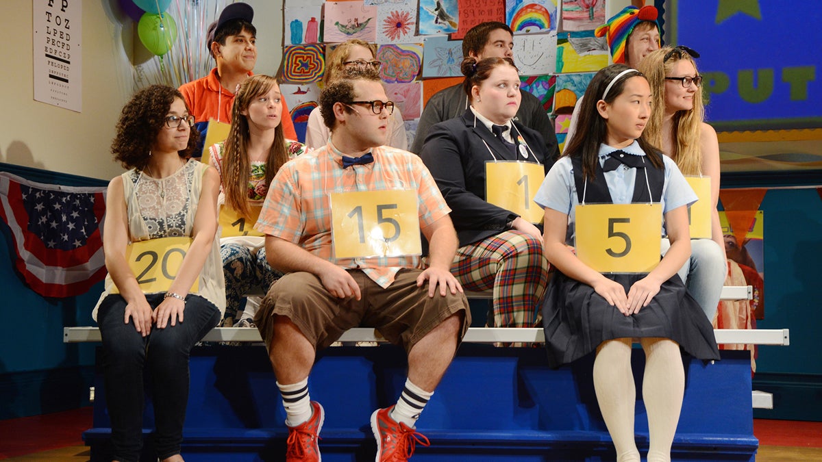  Start the new school year with The 25th annual Putnam County Spelling Bee, onstage at Bucks County Playhouse through September 6. Photo by Mandee Kuenzle for Bucks County Playhouse. 