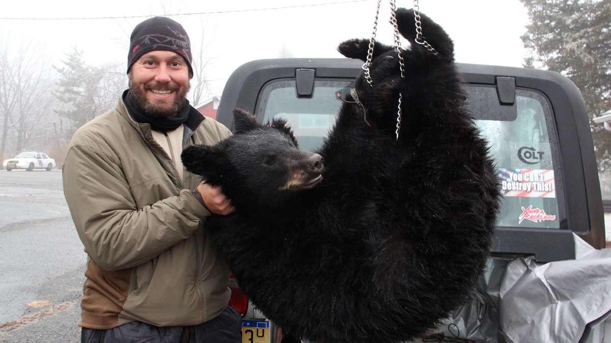  Buck Holly traveled from Florida in 2013 to take part  in New Jersey's 2013 bear hunt. (NewsWorks file photo) 