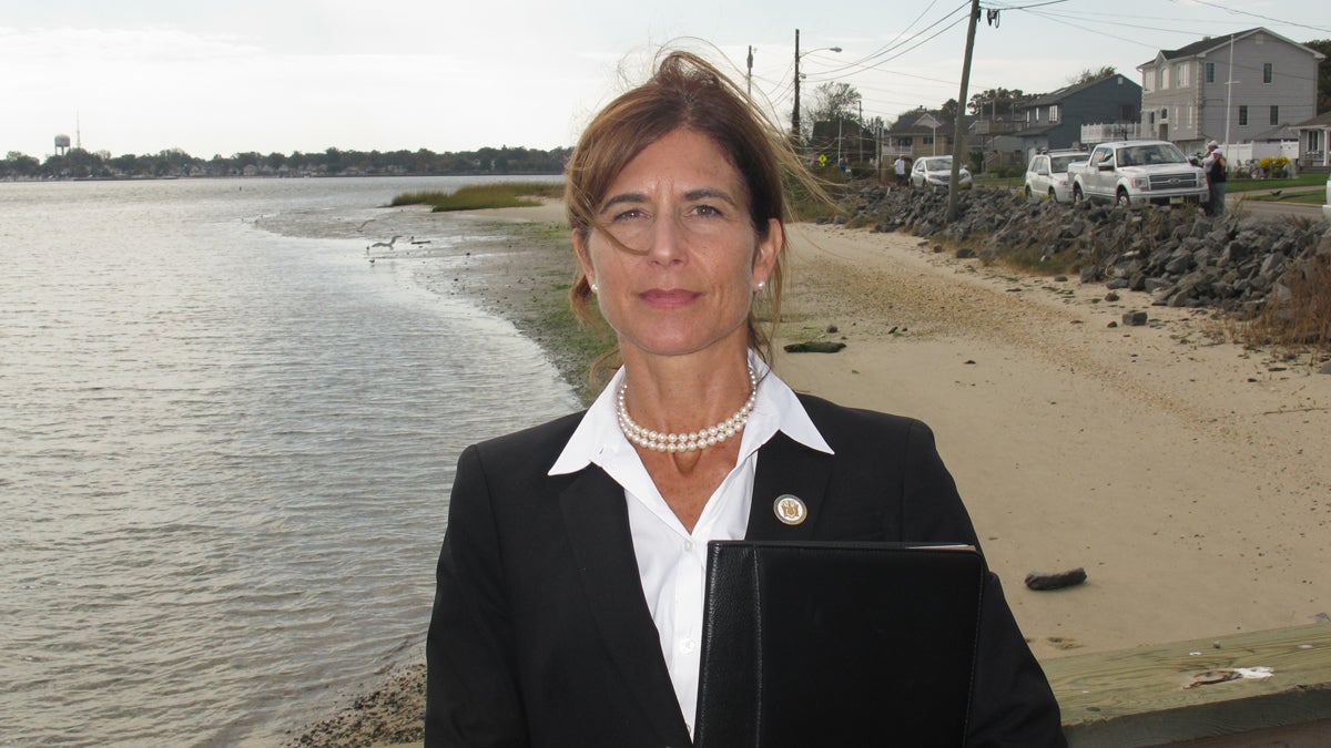  Sen. Jennifer Beck's legislation would require New Jersey to pay if an applicant closed on a Rehabilitation, Reconstruction, Elevation and Mitigation grant, then was told later that the state made a mistake and federal rules don't allow the grant. (Phil Gregory/WHYY) 