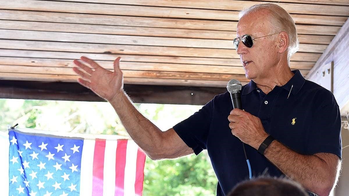  Vice President Biden speaks during a surprise appearance at a Democratic event in Lewes, Delaware last weekend. (Chuck Snyder/for NewsWorks) 