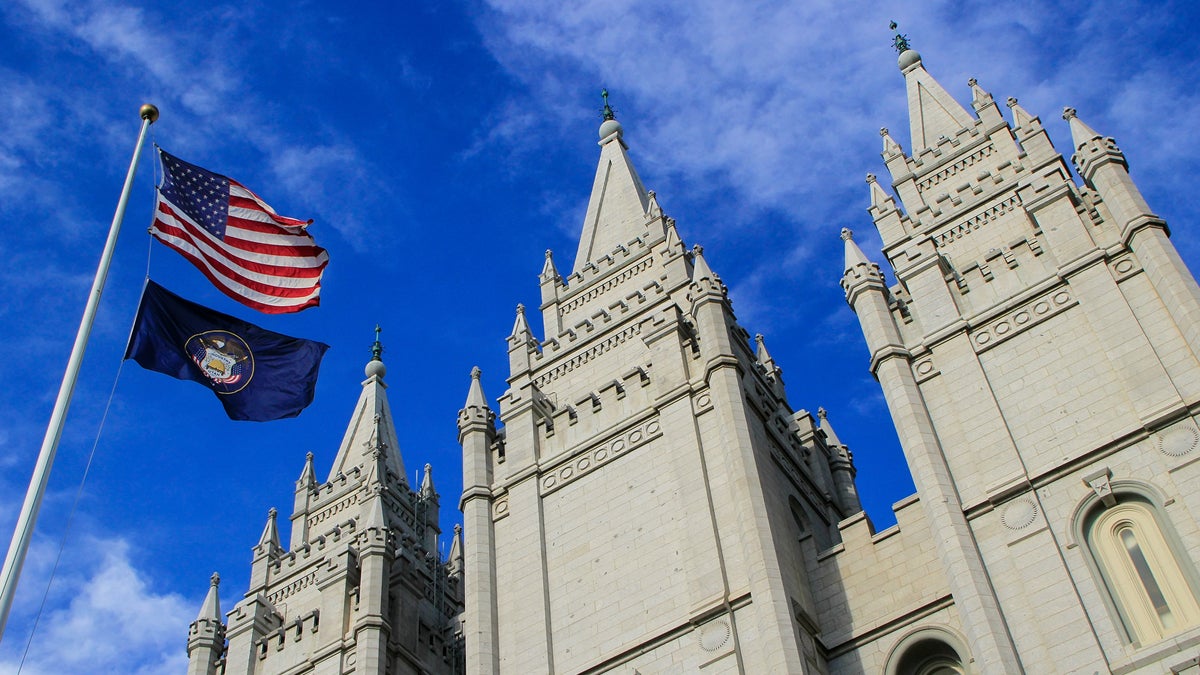 Temple Of The Church Of Jesus Christ Of Latter-Day Saints In Salt Lake City