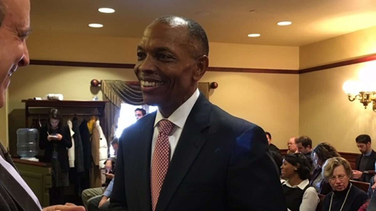  Acting State Police Commissioner Tyree Blocker is poised for a full Pennsylvania Senate vote after receiving unanimous approval from a key committee. (Mary Wilson/WHYY) 
