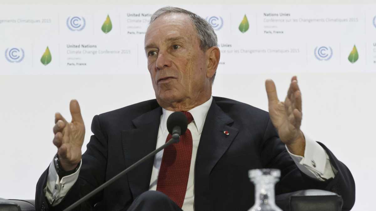  Former New York City Mayor Michael Bloomberg at The United Nations Climate Change Conference last December. (Michel Euler/AP Photo) 