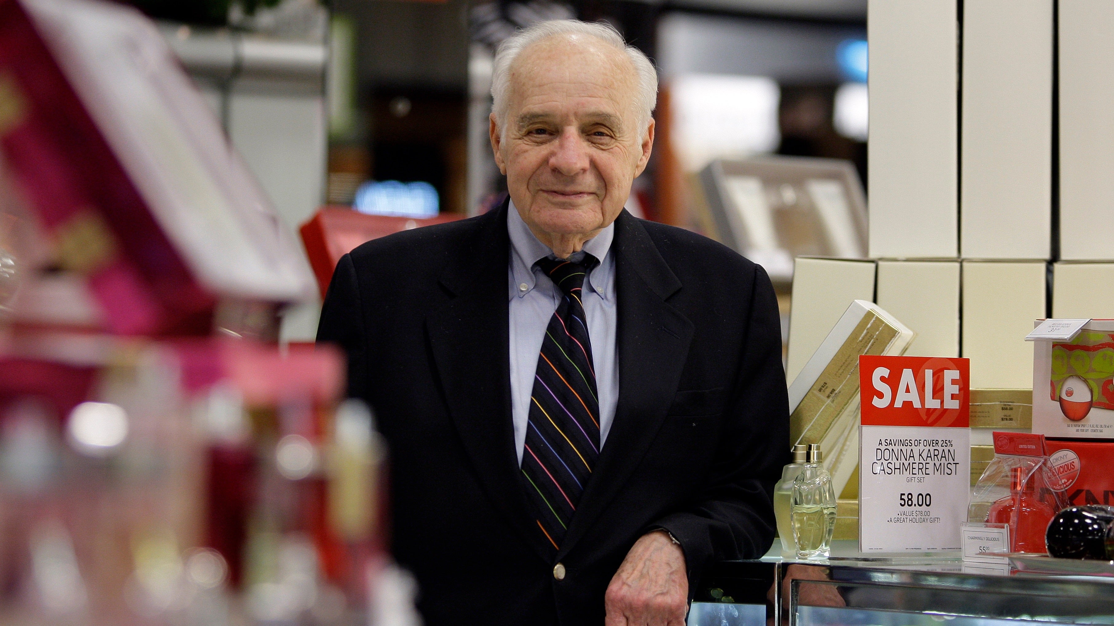 Al Boscov stands in the cosmetics department at his Boscov's department store in Reading