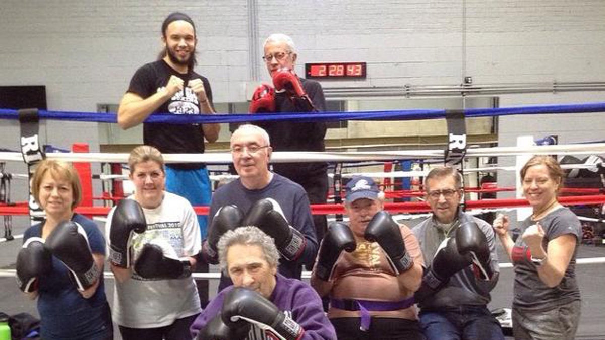 Falcon Boxing Gym is located in a northern suburb of Chicago and is one of several U.S. locations offering the Rock Steady Method for people with Parkinson's disease (Photo courtesy of Sam Rodriguez)