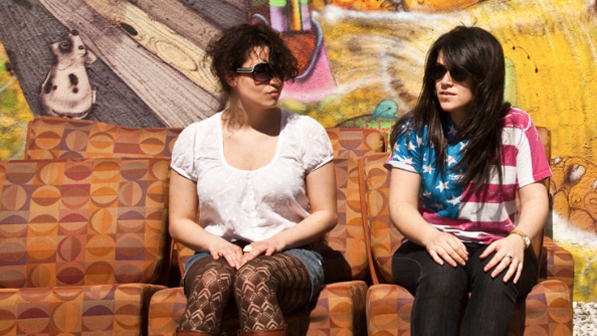  Ilana Glazer and Abbi Jacobson (playing Ilana Wexler and Abbi Abrams, respectively) star in 'Broad City,' a new show on Comedy Central. (Image courtesy of BroadCitytheshow.com) 