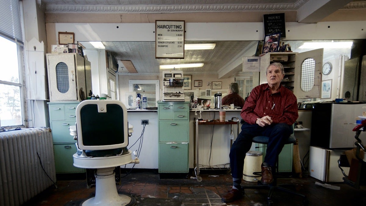  Don Murphy sitting in his shop in 2013. (Bas Slabbers/for NewsWorks) 