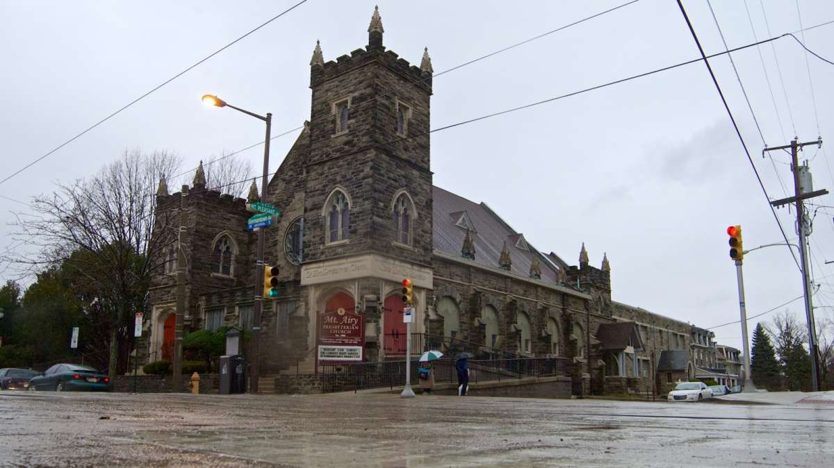  The Mt. Airy Presbyterian Church is one of the properties Ken Weinstein is working on redeveloping next year. Check out the full story to learn more. (Bas Slabbers/for NewsWorks) 