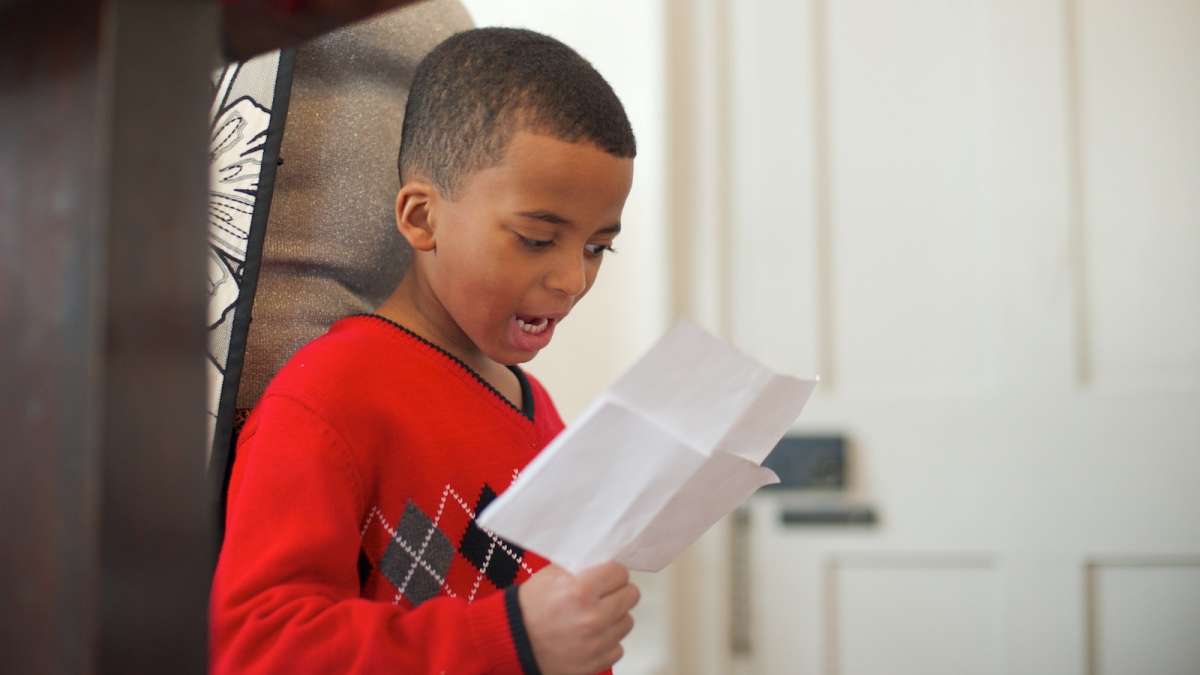  At the event, four students read self-written poetry. Nathan Legette, a William Penn Charter School kindergartner, was among them. (Bas Slabbers/for NewsWorks) 